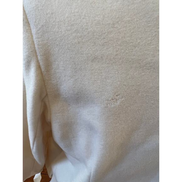 Andrea Viccaro Cream Wool Cashmere Blend Blazer 14 - Picture 8 of 8